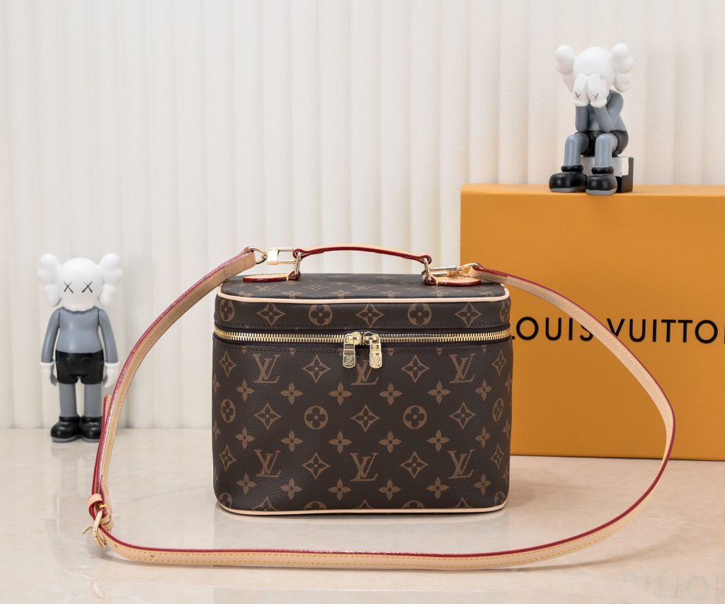 Louis Vuitton Nice BB Monogram Canvas Vanity Case Brown 24cm M42265 - Image 3