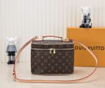 Louis Vuitton Nice BB Monogram Canvas Vanity Case Brown 24cm M42265 - Image 3