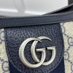 Gucci Ophidia Small Shoulder Navy Blue Bag 598125 2Zgmn 4076 - Image 7