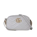 Gucci Gg Marmont Small Shoulder Bag Light Grey 24Cm 447632 Aabzb 1712