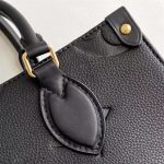 Louis Vuitton Onthego PM Monogram Empreinte Leather Tote Bag Black 25cm M45653 - Image 8