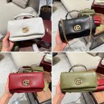 Gucci GG Milano Mini Top Handle Bag Olive Green 21Cm 806017 AAD5X 3037 - Image 4