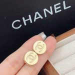 Chanel Gold Mini Earrings - Image 4