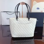 Chanel Cambon Line Large Tote Bag In White And Black 41Cm - Image 5