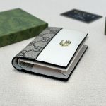 Gucci Bi Color Gg Marmont Small Wallet Beige And White 11cm 658610 17wag 9096 - Image 4