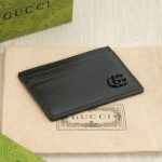 Gucci GG Marmont Card Case Black Leather 10Cm ‎657588 1T56F 1000 - Image 4