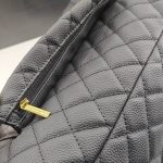 Chanel Xxl Airline Classic Travel Flap Bag Caviar Leather Black Gold Hardware 46Cm - Image 6