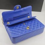 Chanel Classic Medium Flap Navy Blue 25cm - Image 6