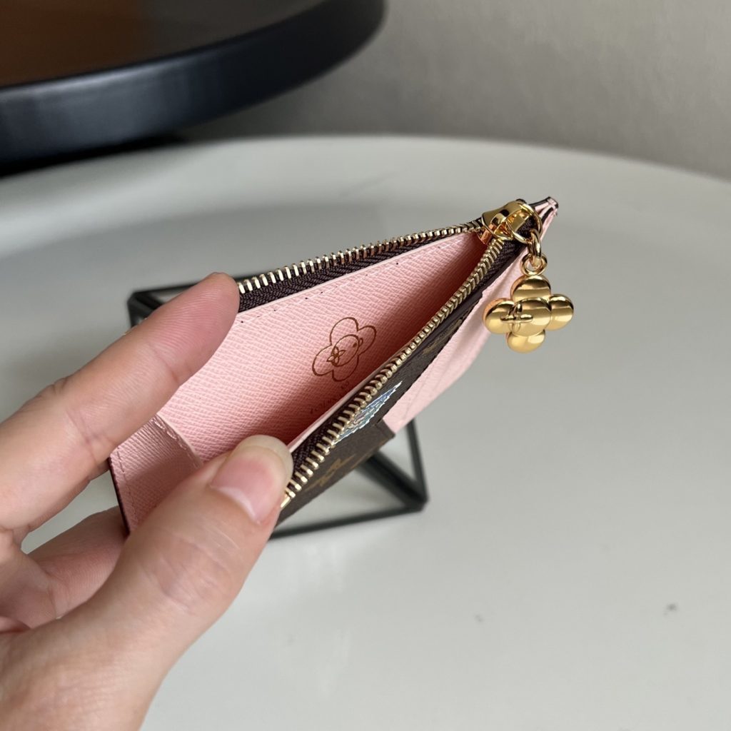 Louis Vuitton Romy Card Holder Monogram Snowy Pearl 12Cm M15333 - Image 8