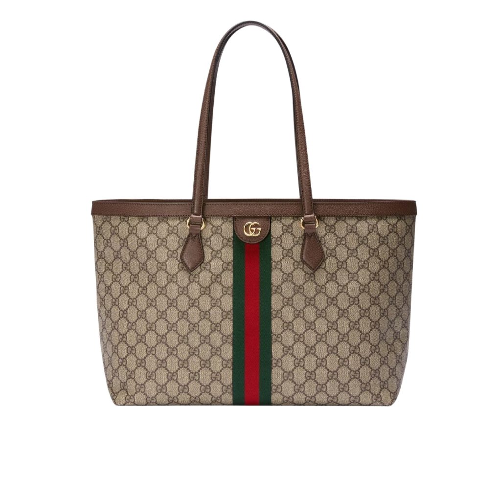 Gucci Ophidia Large Tote Bag Beige And Dark Brown Gg Supreme 38Cm 631685 96Iwb 8745 - Image 2