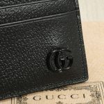 Gucci GG Marmont Card Case Black Leather 10Cm ‎657588 1T56F 1000 - Image 5
