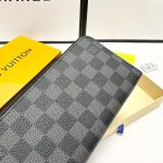 Louis Vuitton Zippy Wallet Damier Canvas Black 20Cm N00056 - Image 5