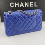 Chanel Classic Medium Flap Navy Blue 25cm - Image 5