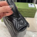 Gucci Gg Marmont Small Top Handle Bag Black 21Cm 702563 Dtdfv 1000 - Image 6