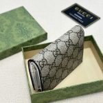 Gucci Bi Color Gg Marmont Small Wallet Beige And White 11cm 658610 17wag 9096 - Image 6