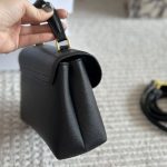 Celine Medium Nino Bag In Supple Calfskin Black 20Cm 117523Fxk 38No - Image 6