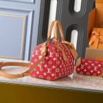 Louis Vuitton Speedy P9 Bandoulière 25 Autres Cuir Monogram Red 25Cm M24425 - Image 8