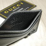 Gucci GG Marmont Card Case Black Leather 10Cm ‎657588 1T56F 1000 - Image 8