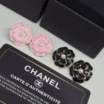 Chanel Camellia Earrings Black - Image 5