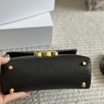 Celine Medium Nino Bag In Supple Calfskin Black 20Cm 117523Fxk 38No - Image 10