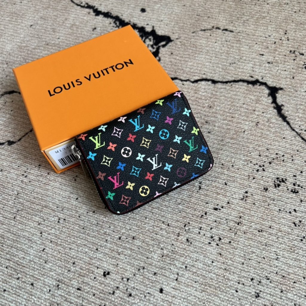 Louis Vuitton X Murakami Zippy Coin Purse Black 11Cm M13409 - Image 4