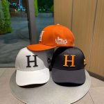 Hermes New Carriage Baseball Cap White - Image 3