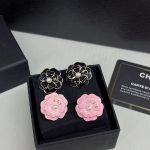 Chanel Camellia Earrings Black - Image 6