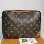 Louis Vuitton Trio Messenger Bag Monogram Stripes Brown 25cm M45965 - Image 7