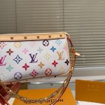 Louis Vuitton X Takashi Murakami Pochette Accessories Multicolore Blanc 21cm M13404 - Image 4