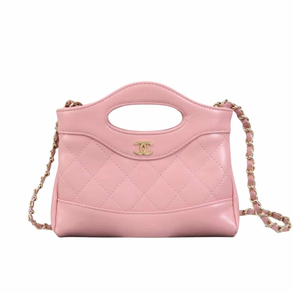 Chanel Shopping Bag Shiny Pink 19Cm As4854 B16220 Nw784 - Image 2