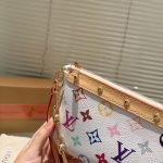 Louis Vuitton X Takashi Murakami Pochette Accessories Multicolore Blanc 21cm M13404 - Image 9