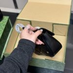 Gucci Gg Marmont Small Shoulder Bag Black 26Cm 443497 Aacpg 1000 - Image 6