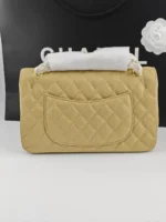 Chanel Cc Timeless Lined Flap Caviar Bag Dark Beige 26Cm - Image 6