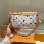 Louis Vuitton X Takashi Murakami Pochette Accessories Multicolore Blanc 21cm M13404 - Image 10