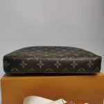 Louis Vuitton Trio Messenger Bag Monogram Stripes Brown 25cm M45965 - Image 8