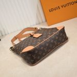 Louis Vuitton Odéon MM Monogram Canvas Shoulder Bag Brown 31 cm M45355 - Image 5