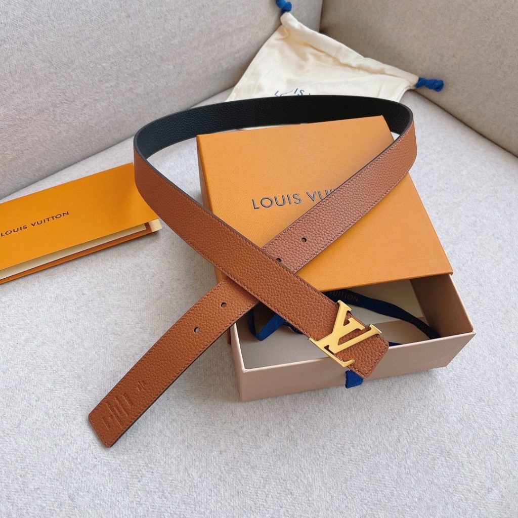 Louis Vuitton Lv Initials Reversible Belt Brown 30Mm M9151U - Image 5