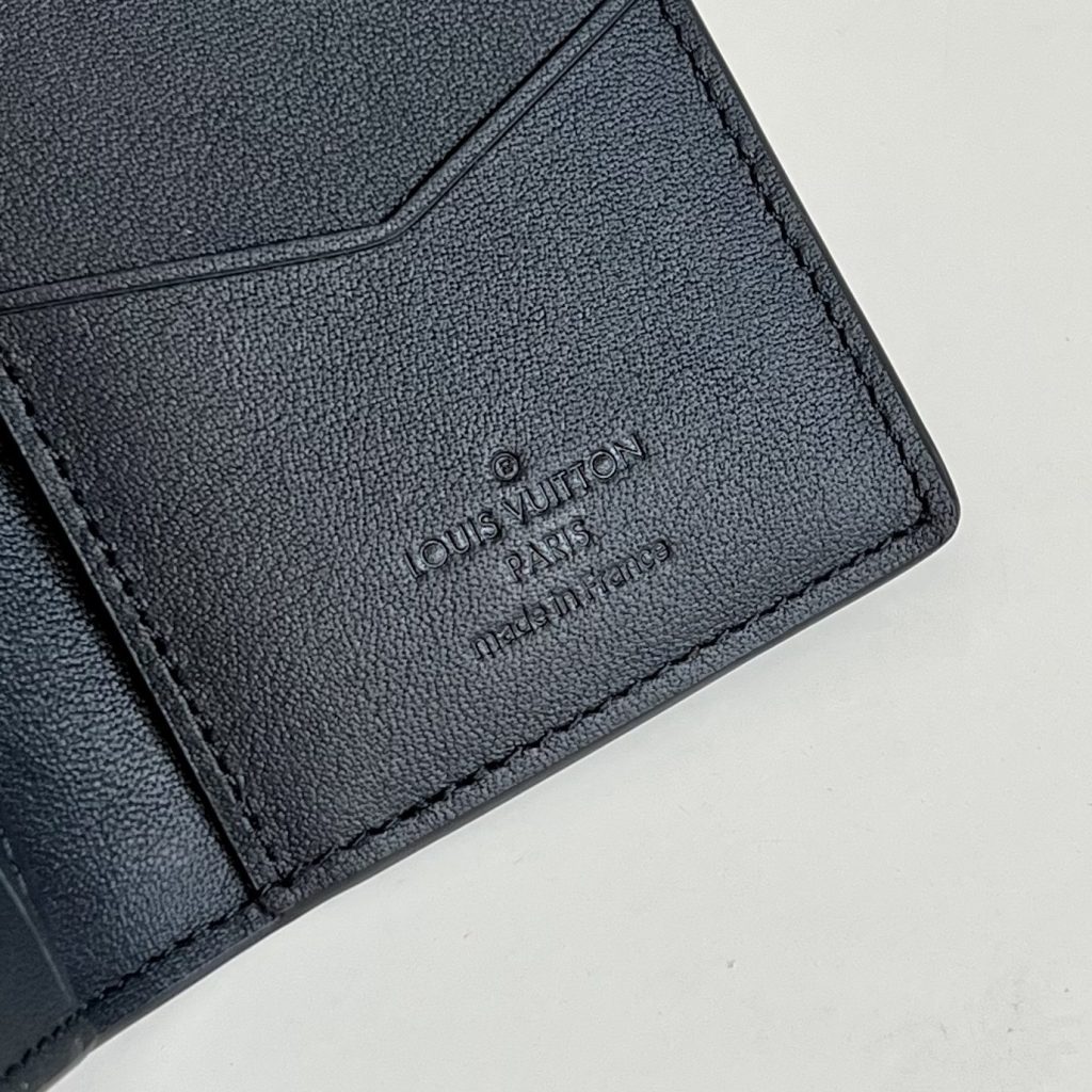 Louis Vuitton Pocket Organizer Wallet Black 15Cm M62899 - Image 8