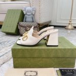 Gucci Women’S Slide Sandal With Horsebit White 655412 Bko00 9022 - Image 9