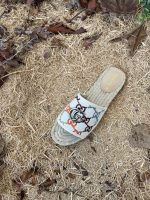 Gucci Women's GG Multicolor Slip On Espadrille Slide Sandals 678037 UFT70 8470 - Image 10