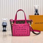 Louis Vuitton Neverfull Bandoulière Inside Out BB Monogram Rose 20Cm M12106 - Image 4