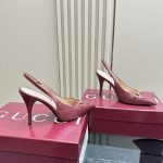 Gucci Women's Horsebit Pump Gg Leather Rosso Ancora Red ‎792065 Aaegj 6207 - Image 7