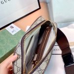 Gucci Ophidia GG Supreme Belt Bag Brown 24cm 574796 97SIT 8747 - Image 5