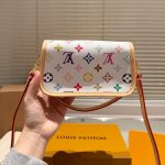 Louis Vuitton X Takashi Murakami Nano Diane Bag Multicolore Blanc 19cm M14194 - Image 7