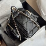 Chanel Small Camera Case Bag Black 23cm As5220 B18234 94305 - Image 7
