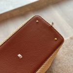 Valentino Garavani Medium Straw Summer Tote Beige 35Cm 7W2B0K39YCE D84 - Image 10