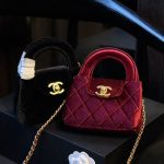 Chanel Velvet Nano Kelly Re Edition Black 13Cm - Image 3