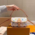 Louis Vuitton X Takashi Murakami Nano Diane Bag Multicolore Blanc 19cm M14194 - Image 8