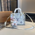 Louis Vuitton Onthego PM Dove White 25Cm - Image 3