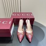 Gucci Women's Horsebit Pump Gg Leather Rosso Ancora Red ‎792065 Aaegj 6207 - Image 3